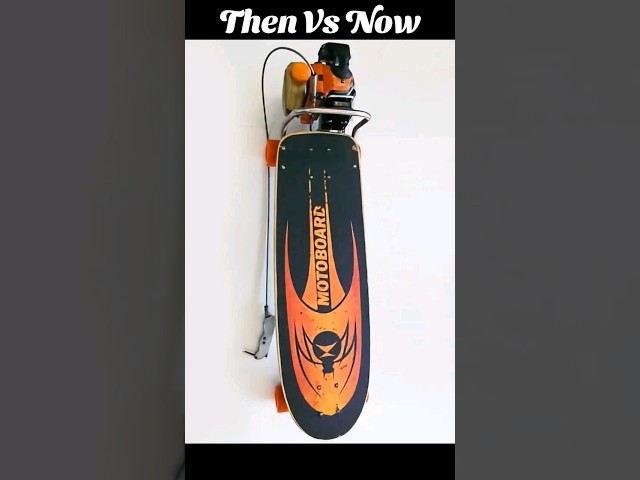 Evolution of Motorized Skateboard - 1975 vs Now