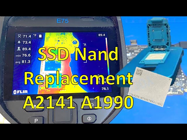 2019 16" i9 MacBook Pro Shorted NAND (HardDrive) Replacement (A1990 A2141) | JC P13 Program On NAND