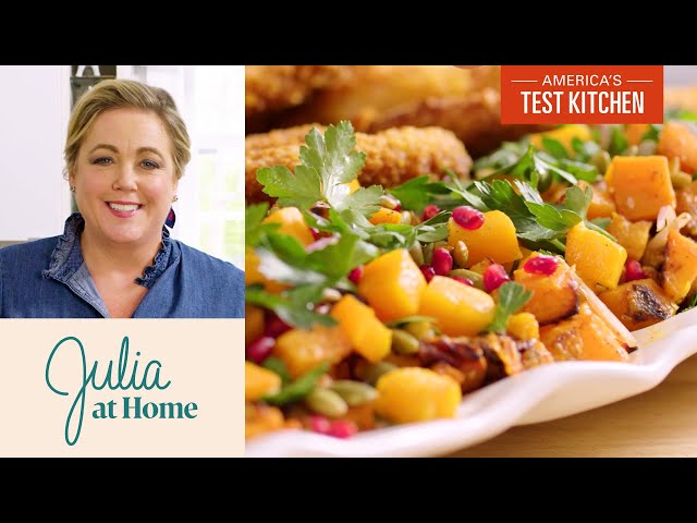 How to Make Roasted Butternut Squash Salad with Za'atar | Julia at Home