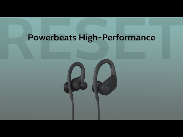 Beats New Powerbeats High-Performance Powerbeats 4 Reset Repair | Reset Tutorial