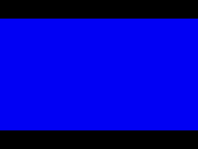 1 Hour of RGB Blue Screen