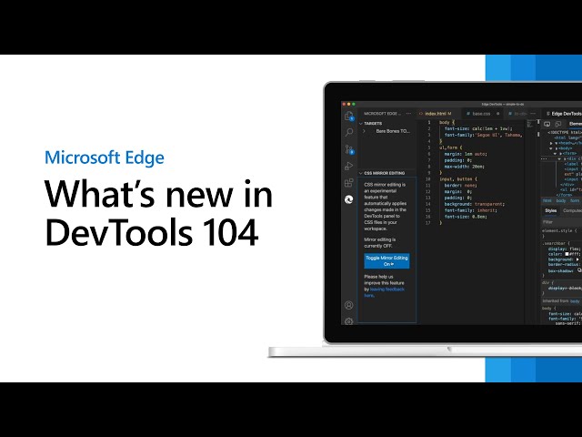 Microsoft Edge | What's New in DevTools 104