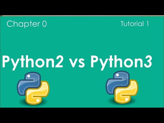 Python2 vs Python3 : Python tutorial 01