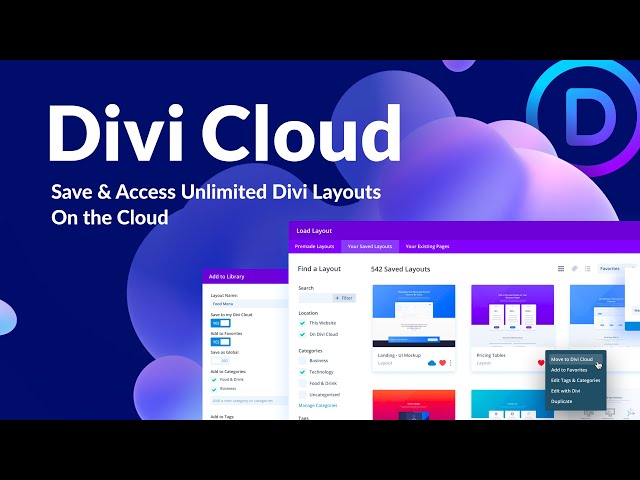 Introducing Divi Cloud!