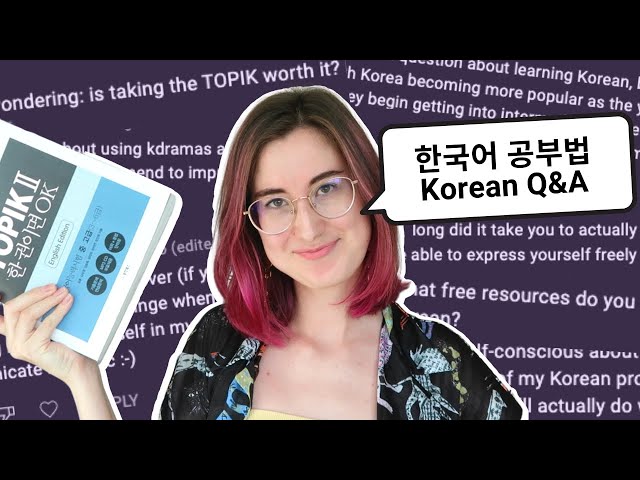 How to learn Korean - Q&A, tips & free resources 🇰🇷