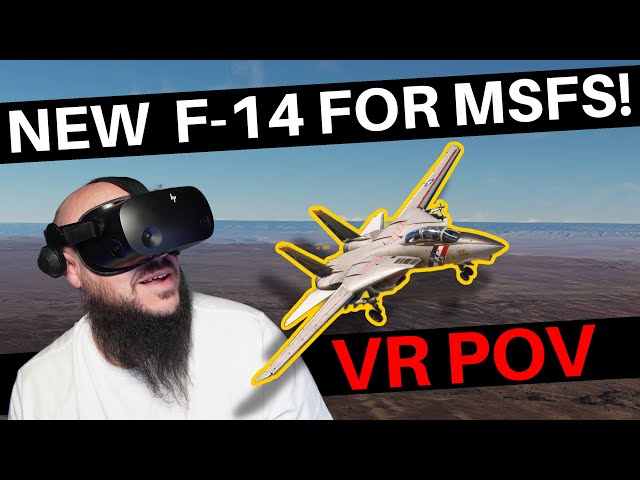 HEATBLUR F-14 for MSFS - IN VIRTUAL REALITY! Lets go! #msfs2020 @indiafoxtechovisualsimulations
