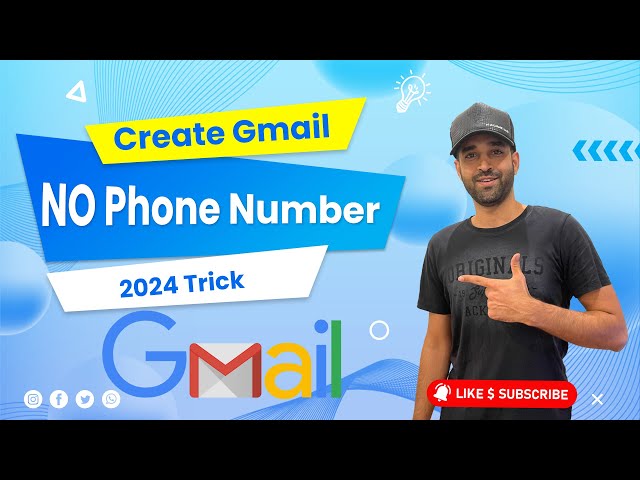 Create Gmail Account Without Phone Number - 2024 Tutorial