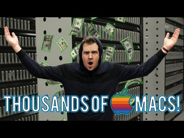 Inside a Huge Data Center Filled with Apple Mac Computers