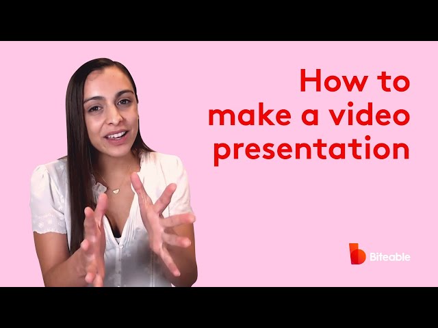 How to make a video presentation using Biteable