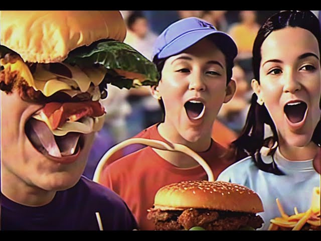 Burger Blast Ad 1995 - AI Generated Commercial