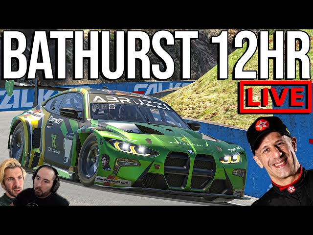 Trying To Survive The iRacing Bathurst 12 Hour | FT. Quirk & Tony Kanaan PT1