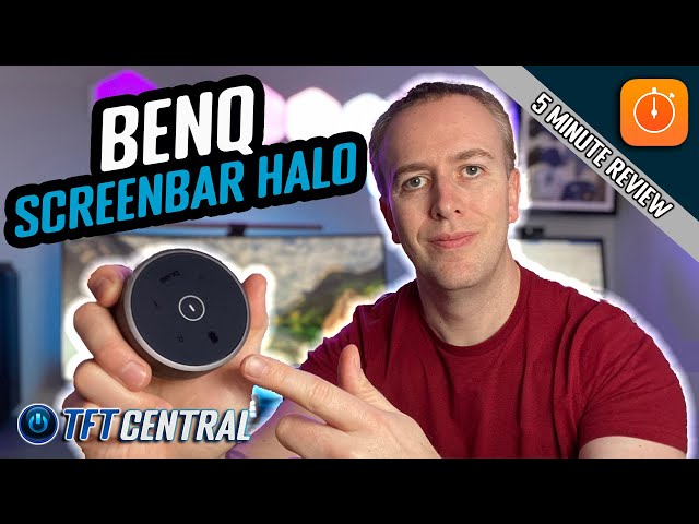 This is a Great Monitor Accessory! BenQ Screenbar Halo review
