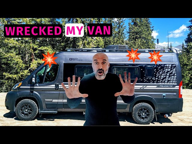 RV Living 🚙 VAN Modifications to My Tiny House on Wheels & Had a Minor Camper Van WRECK 😱