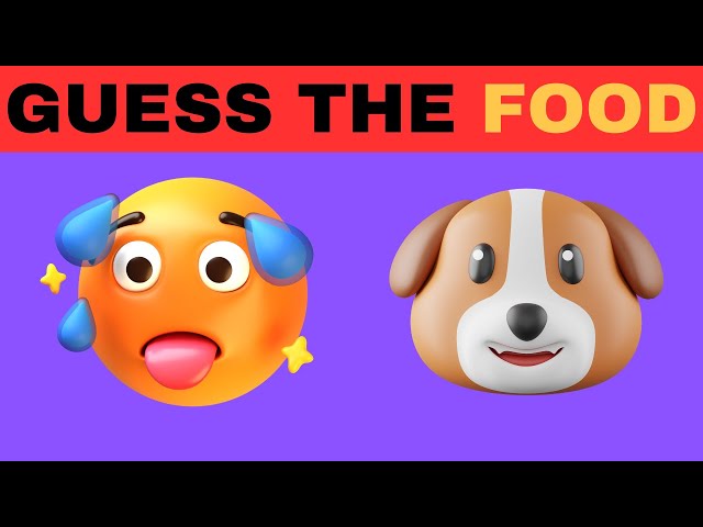 Can You Guess The FOOD By Emoji in 9 Seconds?
