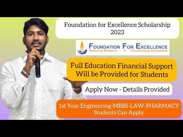 Foundation for Excellence Scholarship-Technical Courses|All Engineering Students-Apply|Dineshprabhu