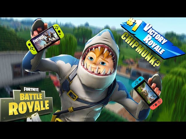 Chipmunk DESTROYING NOOBS On Fortnite With Nintendo Switch