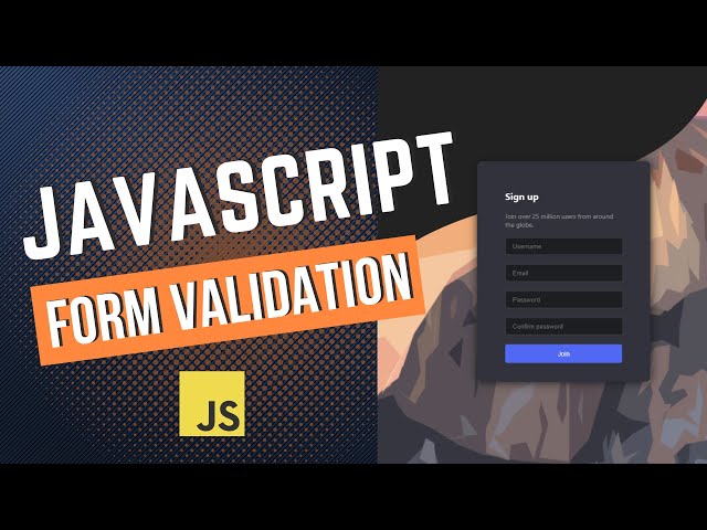 JavaScript Form Validation Tutorial
