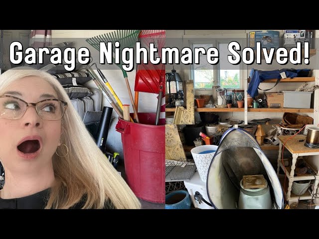 Ultimate Garage Makeover Reveal! 10 Easy Steps to Conquer the Chaos! #organization #storage