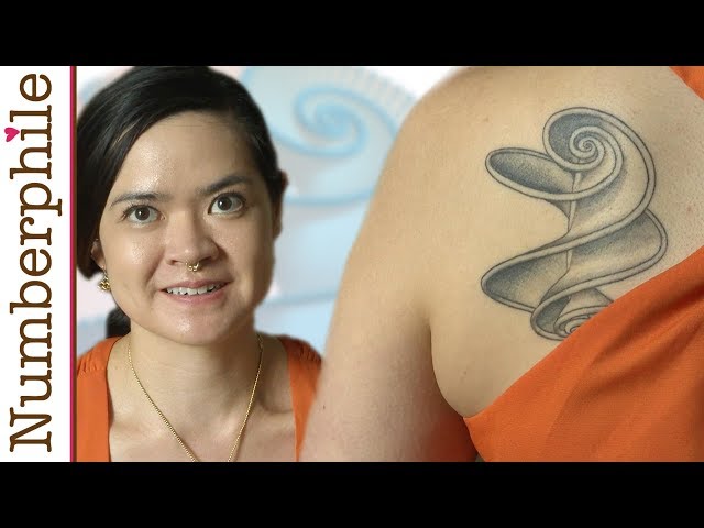 The Girl with the Hyperbolic Helicoid Tattoo - Numberphile