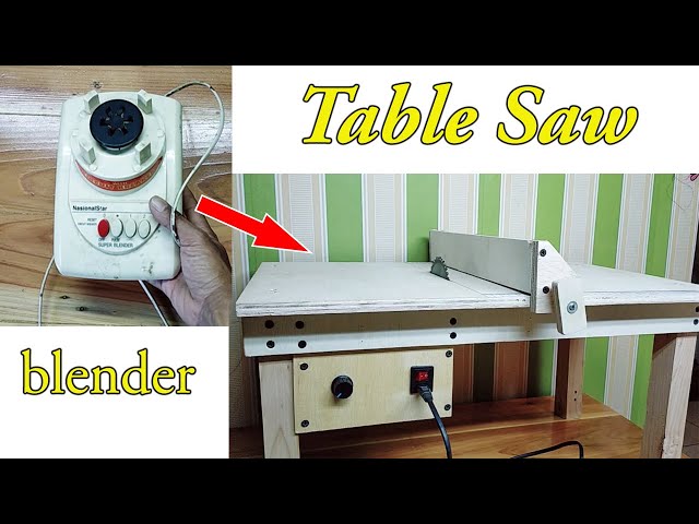 Table Saw from Mixer Motor