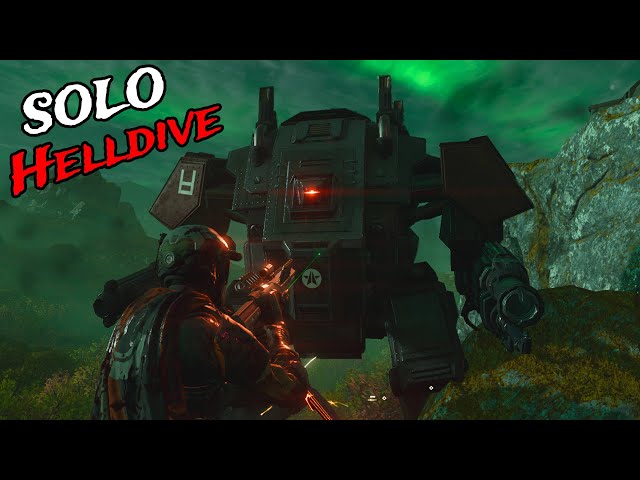 Helldivers 2 - Autocannon Build SOLO Helldive w/ Commentary (All Objectives Complete & Extract)