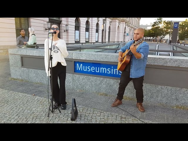 15.09.2023 #Berlin Sofia Terletska from #Ukraine & Pablo Schwarz from #Argentina #U5 #Museumsinsel