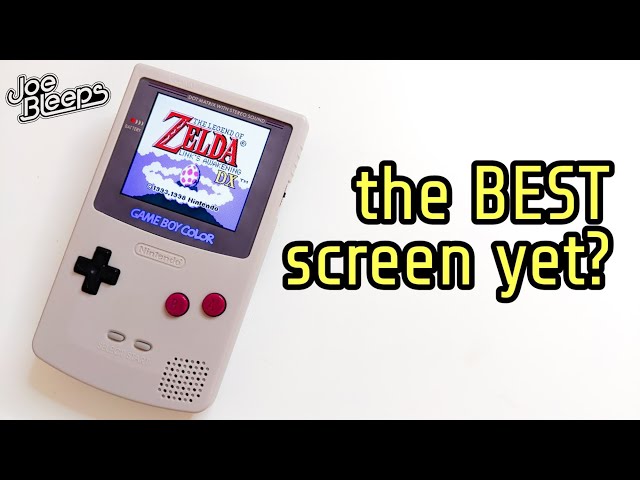 Game Boy Color build with Q5 V2 IPS screen and classic DMG style - tutorial and mini review