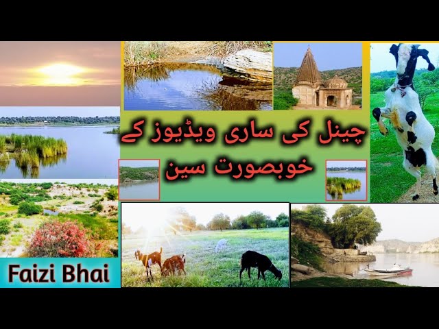 Beautiful scenes of all the videos of Faizi Bhai's YouTube channel