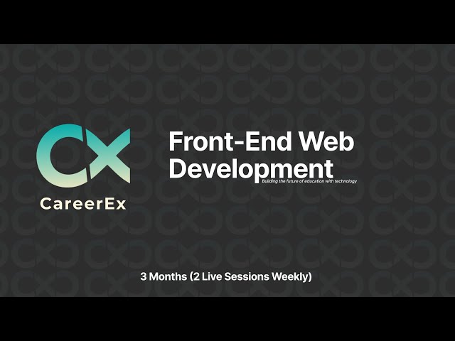 Applying Flex and Grid (Week 4; Session 7) #careerex #careerexpert