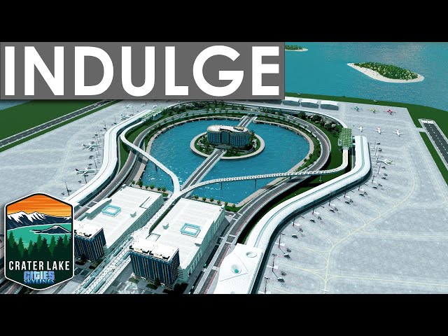 Going all Out on A New Airport in Cities Skylines | City of Crater Lake