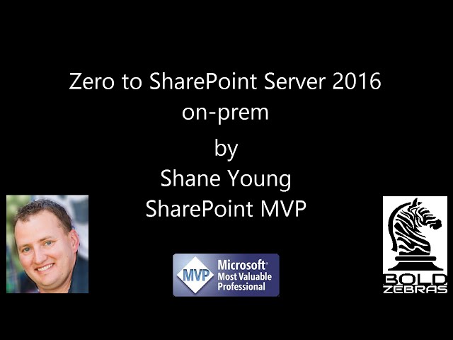 Creating VMs on Hyper-V for SharePoint - Video 1