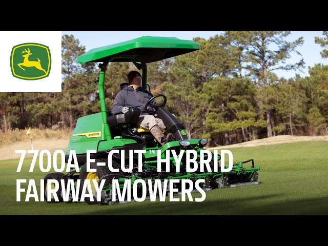 7700A E-Cut™ Hybrid Fairway Mower | John Deere Golf