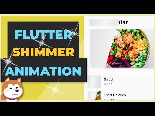 Shimmer Loading Animation UI Tutorial | Flutter Package Spotlight