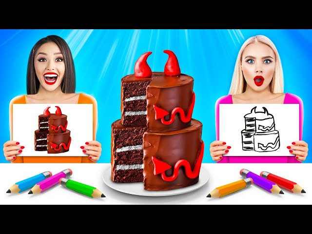 WHO DECORATES BETTER? Art Challenge and Drawing Tricks | Take The Prize by RATATA BRILLIANT