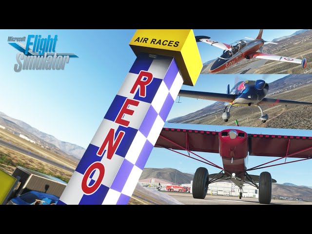 LIVE! Microsoft Flight Simulator | Reno Air Races | Sport Class, Jet Class, STOL & Drag Contest