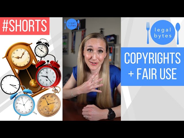 Copyrights & Fair Use in Under 60 Seconds | LAWYER EXPLAINS #shorts