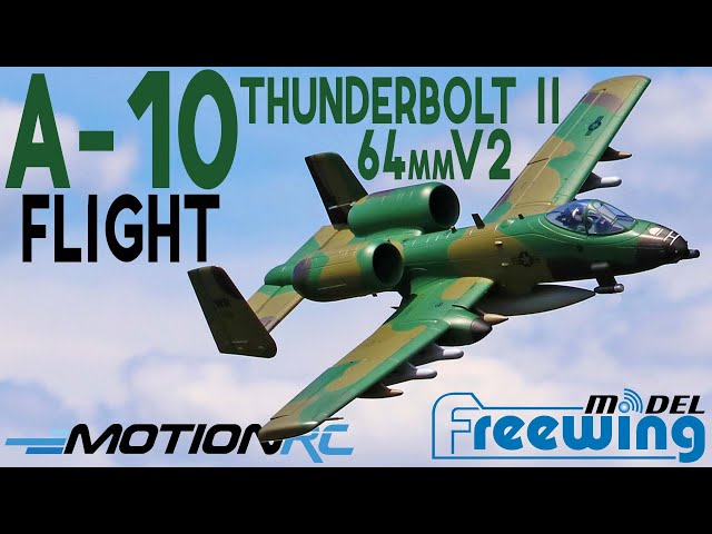 Freewing Twin 64mm A-10 Thunderbolt II V2 Full Flight | Motion RC