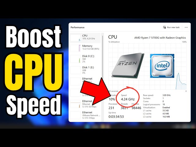 Boost CPU or Processor⚡SPEED in Windows 10/11 for GAMING & Performance✅ (2024)