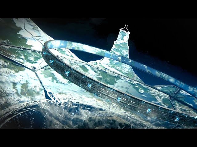 Gigantic space structure The United Nations VS Aliens Ark- Space Battles