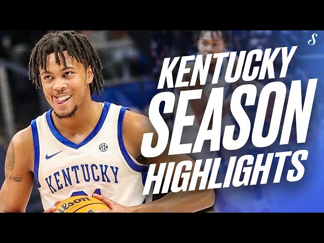 D.J. Wagner FULL Kentucky Season Highlights | SEC All-Freshman | 9.9 PPG 3.3 APG 40.5 FG%
