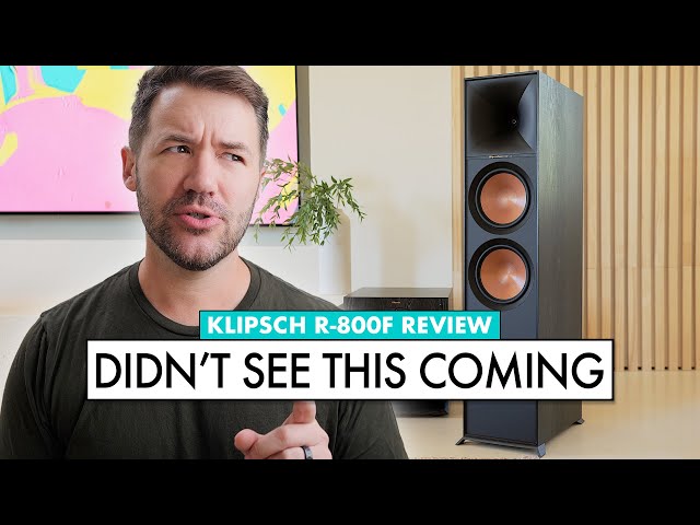 NEW Klipsch Reference Speakers! KLIPSCH R-800F Review + R-50M