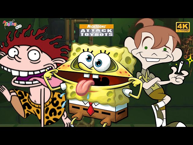 SpongeBob Nicktoons Attack of the Toybots #7 | Encontrando o Donnie  e a Rudy Tabootie | Português