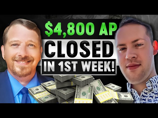 New Agent Closes $4800AP Of Final Expense In His 1st Week!