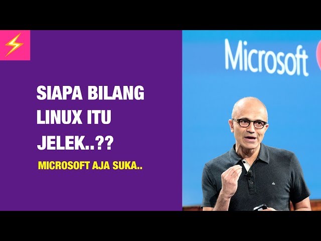 EPIC Banget..!! Microsoft Tanamkan KERNEL LINUX di Windows 10!