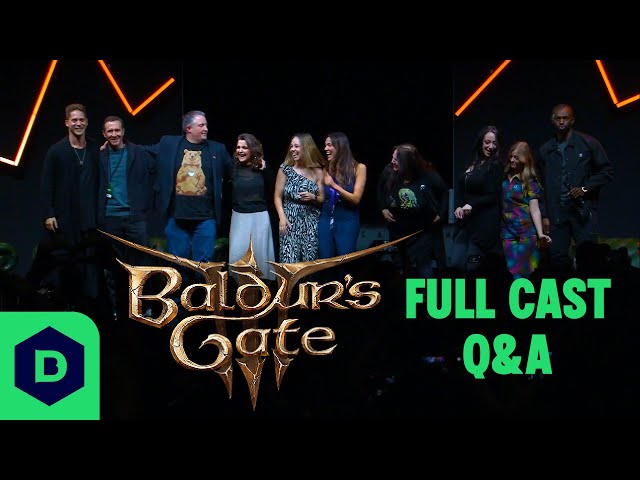 Baldur's Gate 3's ENTIRE CAST on bringing the D&D video game to life