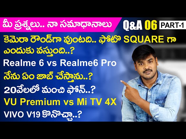 Q&A With techReport in telugu #06 || Part-1