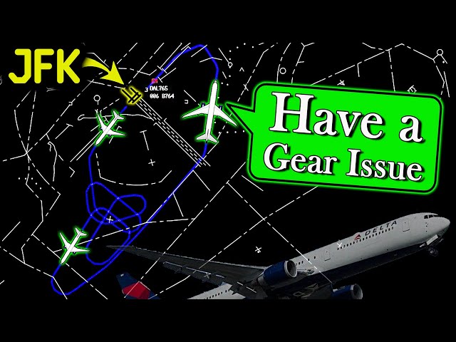 Delta B764 has LANDING GEAR PROBLEMS after takeoff | Returns to JFK