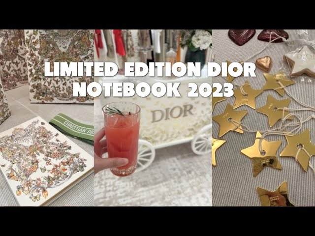 Unboxing Dior 2023 Limited Edition Large Holiday Notebook And Dior Hats