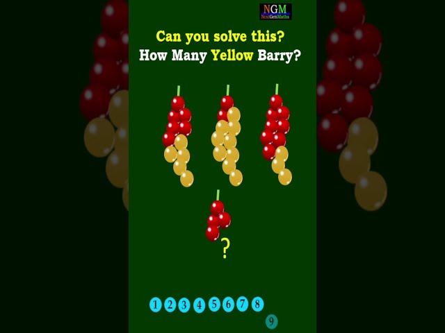 #viralshorts #shorts #trending #matchstick # braintwister PUZZLE 97 Find the number of yellow berry