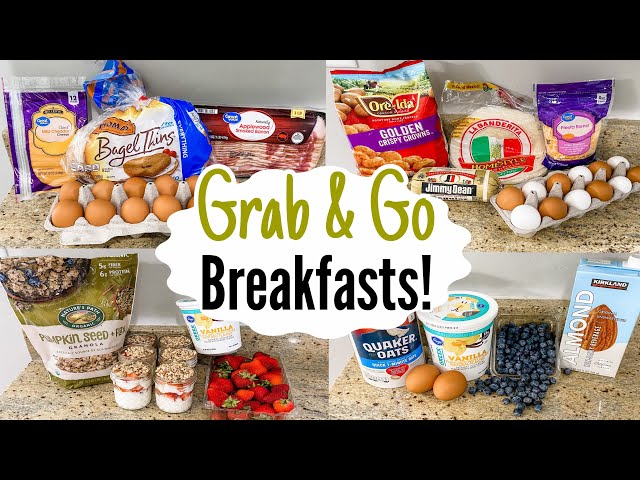 5 EASY Breakfast Meal Prep Ideas | Grab N' Go Recipes | Julia Pacheco
